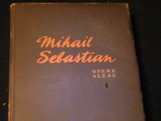 OPERE ALESE-VOL-1- MIHAIL SEBASTIAN-TEATRU- 540 PG- foto