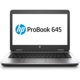 Laptop HP Refurbished ProBook HD 14 inch AMD Pro A10-8700B R6 8GB DDR3 500GB HDD Windows 10 Pro Silver