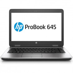 Laptop HP Refurbished ProBook HD 14 inch AMD Pro A10-8700B R6 8GB DDR3 500GB HDD Windows 10 Pro Silver foto