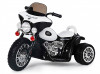 Motocicleta electrica pentru copii, POLICE JT568 35W STANDARD, Alb Negru