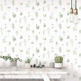 Noordwand Tapet &quot;Evergreen Herbs and Flowers&quot;, alb