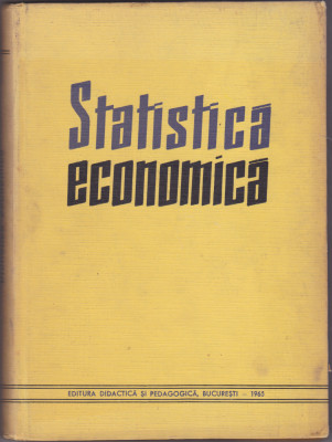 STATISTICA ECONOMICA 1965 foto