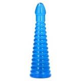 Dopuri anale mari - Toyz4Lovers Tito Dop Anal Extrem din Jelly Albastru Transparent 26,5 cm O Experienta de Introducere Progresiva