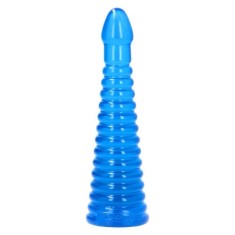 Dopuri anale mari - Toyz4Lovers Tito Dop Anal Extrem din Jelly Albastru Transparent 26,5 cm O Experienta de Introducere Progresiva