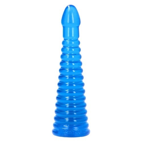 Dopuri anale mari - Toyz4Lovers Tito Dop Anal Extrem din Jelly Albastru Transparent 26,5 cm O Experienta de Introducere Progresiva