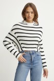 MAX&amp;Co. pulover femei, culoarea alb, 2516361011200