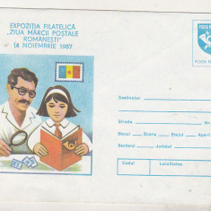 bnk ip Expofil Ziua marcii postale romanesti 1987 - necirculat