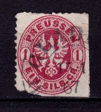 Cumpara ieftin ✅ (S45) Germania veche - Prusia 1861 &quot; Vulturul in oval &quot; 1 Sgr , Michel nr.16 , stampilat , mici defecte