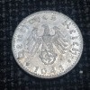 Moneda Germania Nazista 50 Reichspfennig 1941 F Stuttgart