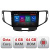 Navigatie Honda Accord 2008-2012 E-8951 Octa Core cu Android Radio Bluetooth Internet GPS WIFI DSP 4+64GB 4G CarStore Technology