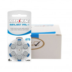 Baterii Rayovac 675 Implant Pro pentru proteze auditive 60 Baterii foto