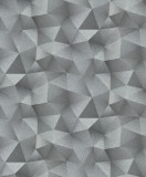 Tapet geometric romburi extralavabil,gri,argintiu,GMK 3 10216-10