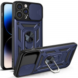 Cumpara ieftin Husa pentru iPhone 14 Pro Max, Techsuit CamShield Series, Blue