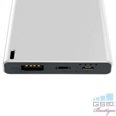 Acumulator Extern iPhone iPad Samsung Huawei Power Bank 10000mAh BASEUS Alb foto