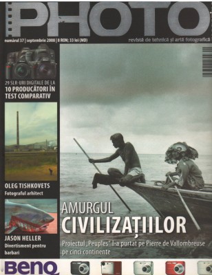 C10294 - REVISTA PHOTO MAGAZINE- AMURGUL CIVILIZATIILOR, SEPTEMBRIE 2008 foto
