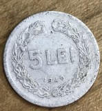 MNDRO0003 Monedă 5 Lei 1949 - Republica Populară Rom&acirc;nă (RPR) - Colecție
