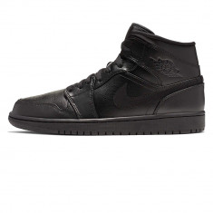 Shoes Nike Air Jordan 1 Mid Black/Black/Black foto