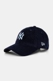 New Era pălărie din velur culoarea bleumarin, cu imprimeu, 60595366