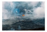 Tablou Canvas, "Focul interior al păm&acirc;ntului viu", Mister, Spectacol, Natură, Forță, Energie, Lava, Abur, Intensitate, Erupție, Fum, Căldură, Dinamică