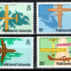 Falkland 1979, Mi #284-287**, aviatie, avioane, MNH! Cota 5 €!