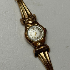 CEAS AUR 18K CERTINA - Mecanic - De dama - Swiss - Vintage - 9.6g - 195 lei/gr.