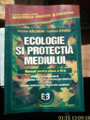 Ecologie si protectia mediului &amp;amp;#8211; Manual Clasa a XI-a &amp;amp;#8211; Nicolae Galdean foto