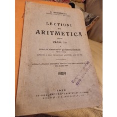 Lectiuni de aritmetica pentru clasa a II-a - M. Ghermanescu