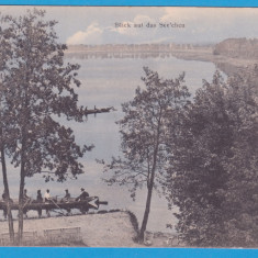 (G4) CARTE POSTALA GERMANIA - WILMERSDORF, VEDERE LA LAC, CIRCULATA, 1912