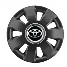 Set 4 Capace Roti pentru Toyota, model Ares Black, R15