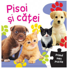 Carte puzzle - Pisoi si catei | foto