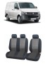 Huse scaune auto piele ecologica dedicate VW T5 (2003-2015) 2+1, Umbrella
