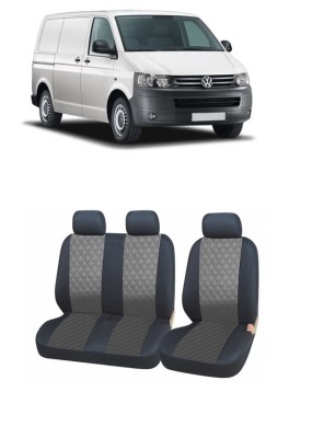 Huse scaune auto piele ecologica dedicate VW T5 (2003-2015) 2+1 foto