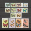Fluturi Yv. 523-533 (Yvert) Guyana 1978, Centrafrica, Fauna, Nestampilat