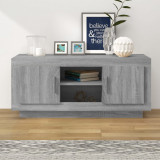 vidaXL Comodă TV ,Sonoma gri, 102x35x45 cm, lemn prelucrat