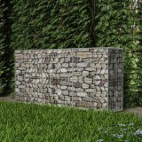 Coș gabion din oțel, 200 x 50 x 100 cm, vidaXL