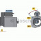 Starter FORD C-MAX (DM2) (2007 - 2016) BOSCH 0 986 021 820