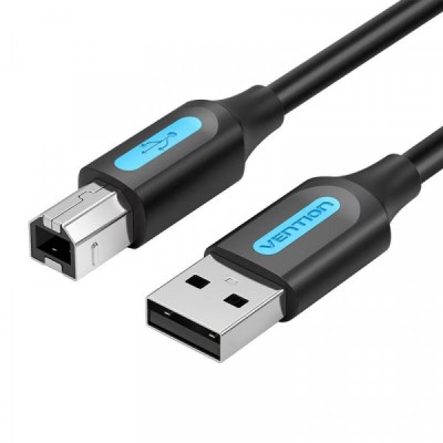 Cablu Imprimanta Vention, USB-A - USB-B, 1m, Negru COQBF foto