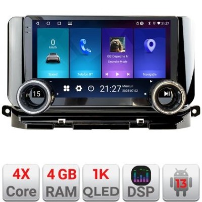 Navigatie Skoda Octavia 4 2020-2024 Edotec 4+64 10.5 inch Incell 1K android Wifi 5Ghz gps internet KIT-octavia4 CarStore Technology foto