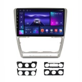 Navigatie dedicata cu Android Skoda Octavia II 2009 - 2013, gri, 3GB RAM, Radio