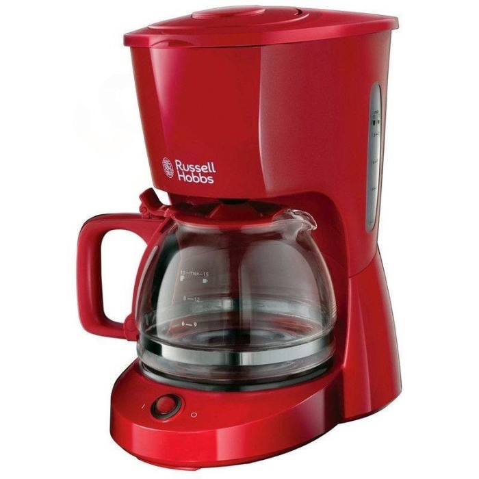 Cafetiera RUSSEL 22611-56 Textures 1.25L 975W Rosu Cafetiera RUSSEL 22611-56 Textures 1.25L 975W Rosu