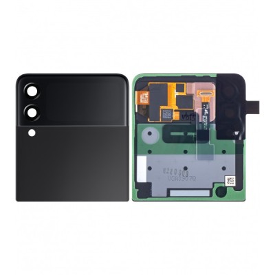 Display cu Touchscreen Samsung Galaxy Z Flip3 5G F711, Sub Outer, Negru (Bespoke), Service Pack GH97-27031A foto