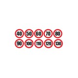 Abtibild limita de viteza reflectorizant Automotive TrustedCars, Oem
