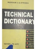 S. G. Ettingen - Technical dictionary (N) (Editia: 1983)