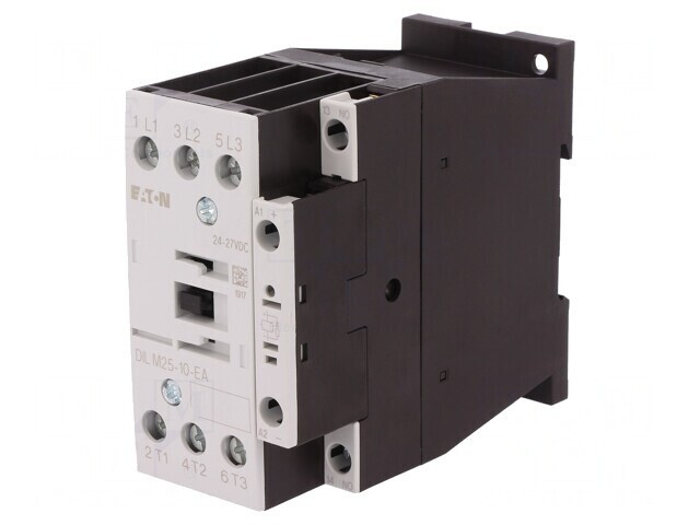 Contactor 3P NO 24VDC 25A 690V cu 3 Contacte Auxiliare