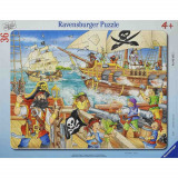 Puzzle tip rama Batalia pe Mare, +4 ani, 36 piese, Ravensburger