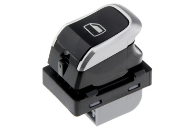 Comutator macara geam Audi A1 2014-, A6 202011-, A7 202011-, A8 2009-, Q3 2011-, Cromata, NTY EWS-AU-038 foto