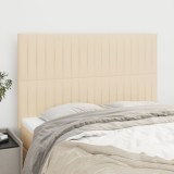 Gossi tablii de pat, 4 buc, crem, 72x5x78/88 cm, textil