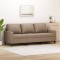 vidaXL Canapea cu 3 locuri, cappuccino, 180 cm, piele ecologică 359146