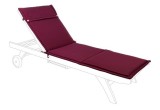 Cumpara ieftin Perna sezlong gradina textil visiniu 63x190x3 cm