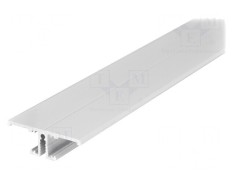 Profil Aluminiu 2m pentru Module LED Albă de Suprafață